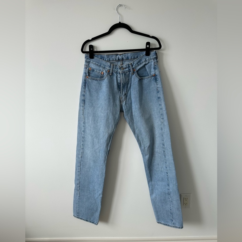 levi’s 505 light wash jeans
